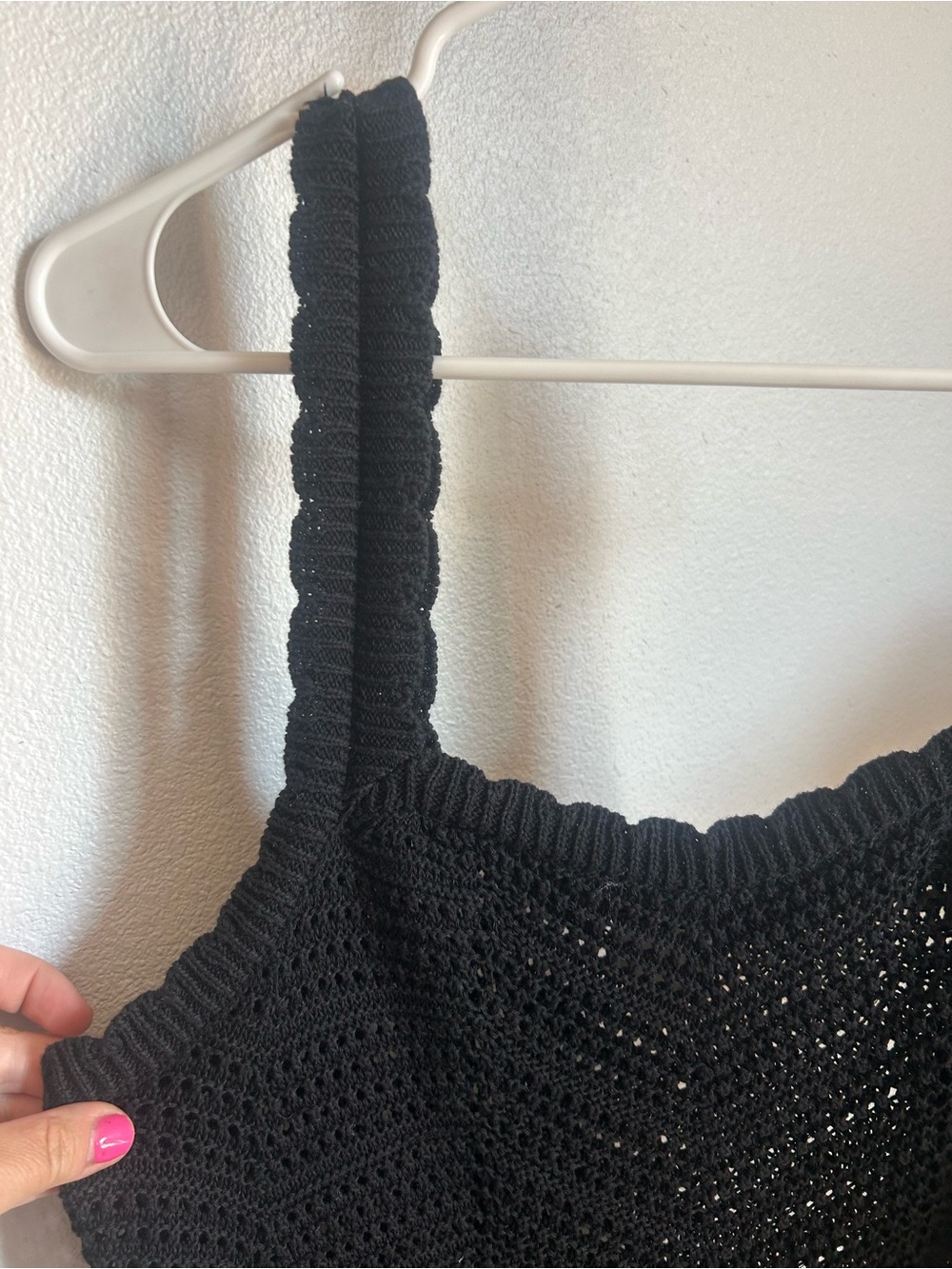 a new day Black Crochet Swim Coverup Dress - Picture 2 of 3